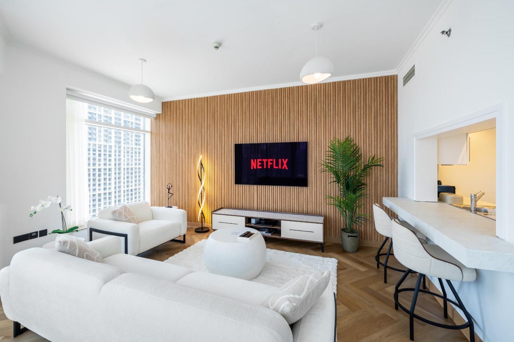 Upgraded Apartment With Stunning Burj Khalifa View Dubaj Kültér fotó